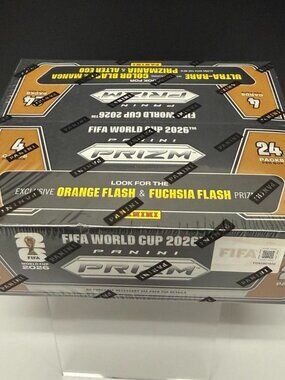 2026 Panini Prizm FIFA World Cup Retail Hobby Box – Factory Sealed – Flash Prizm